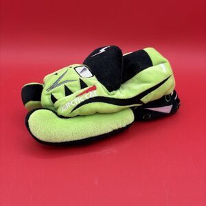 Vintage Arctic Cat ZR Snowmobile 8" Green Plush Stuffed Beanie  RARE